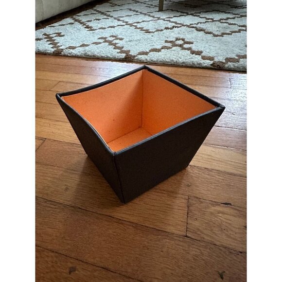 Autumn Leaf Brown & Orange decorative basket - Picture 2 of 9